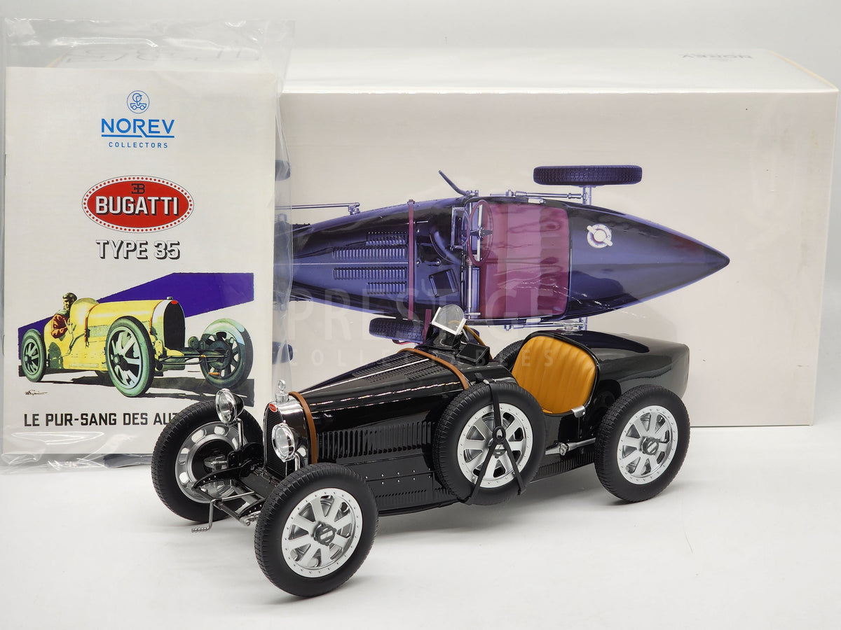 Bugatti T35 1925 Bleu foncé 1/12