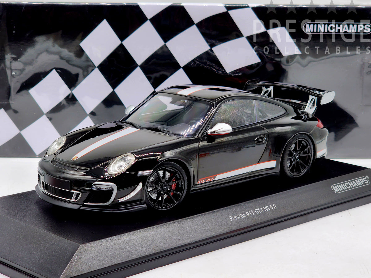 Minichamps 2011 Porsche 911 GT3 RS 4.0 997 Gloss Black 1:18 - New