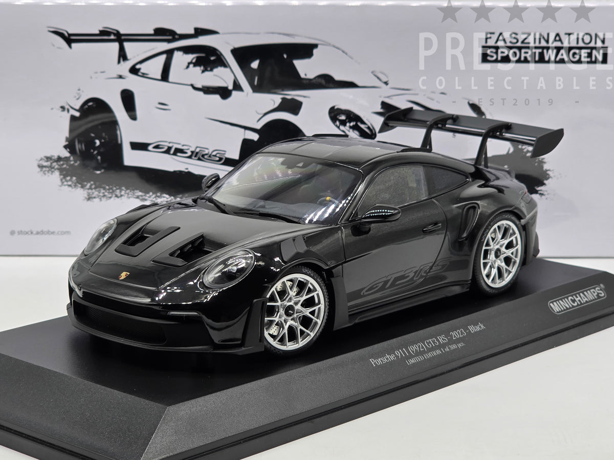 Porsche 911 GT3 RS 1/18 ブラック 1/18 Minichamps 2023 Porsche 911 (992) GT3 RS (Black with