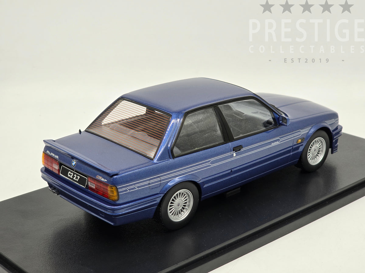 KK-Scale 1988 BMW E30 Alpina C2 2.7 Coupe Blue Metallic 1:18