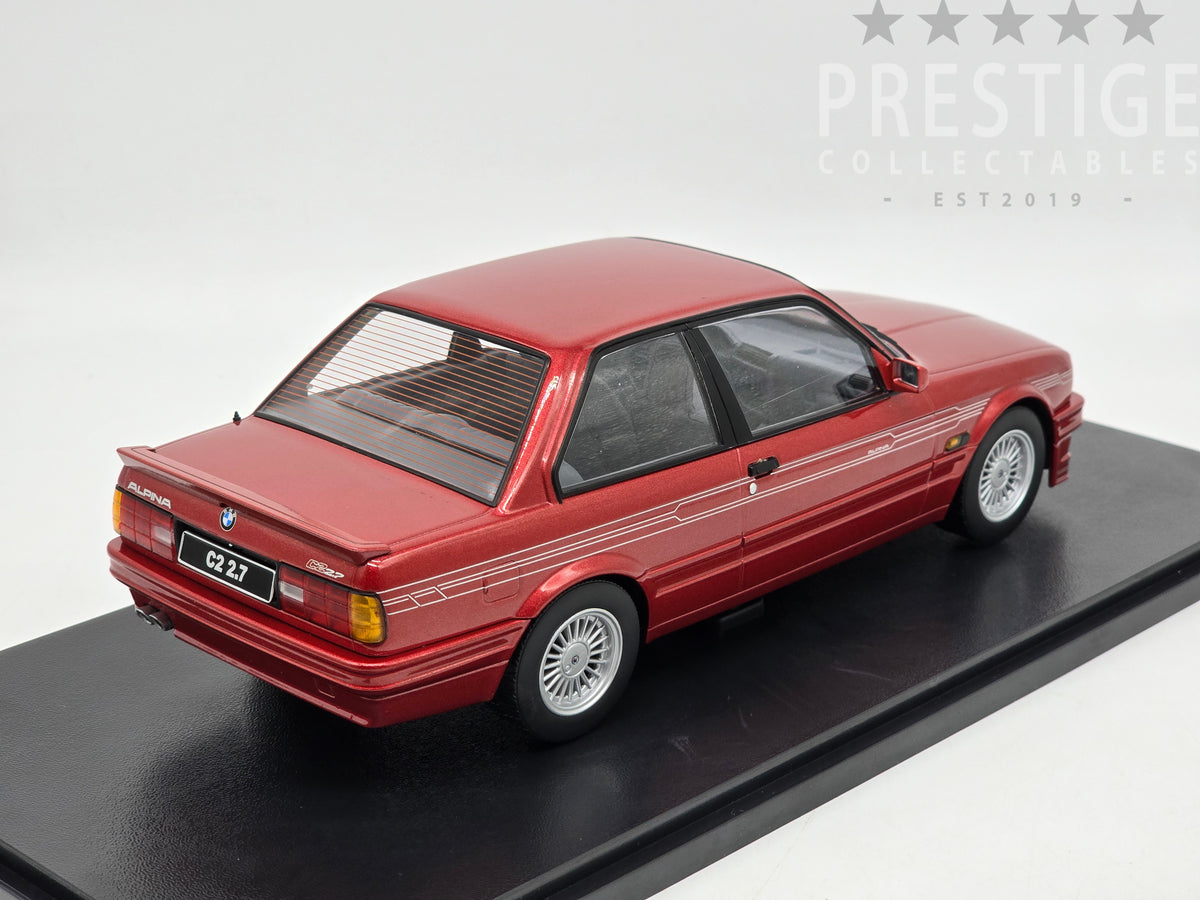 KK-Scale 1988 BMW E30 Alpina C2 2.7 Coupe Red Metallic 1:18