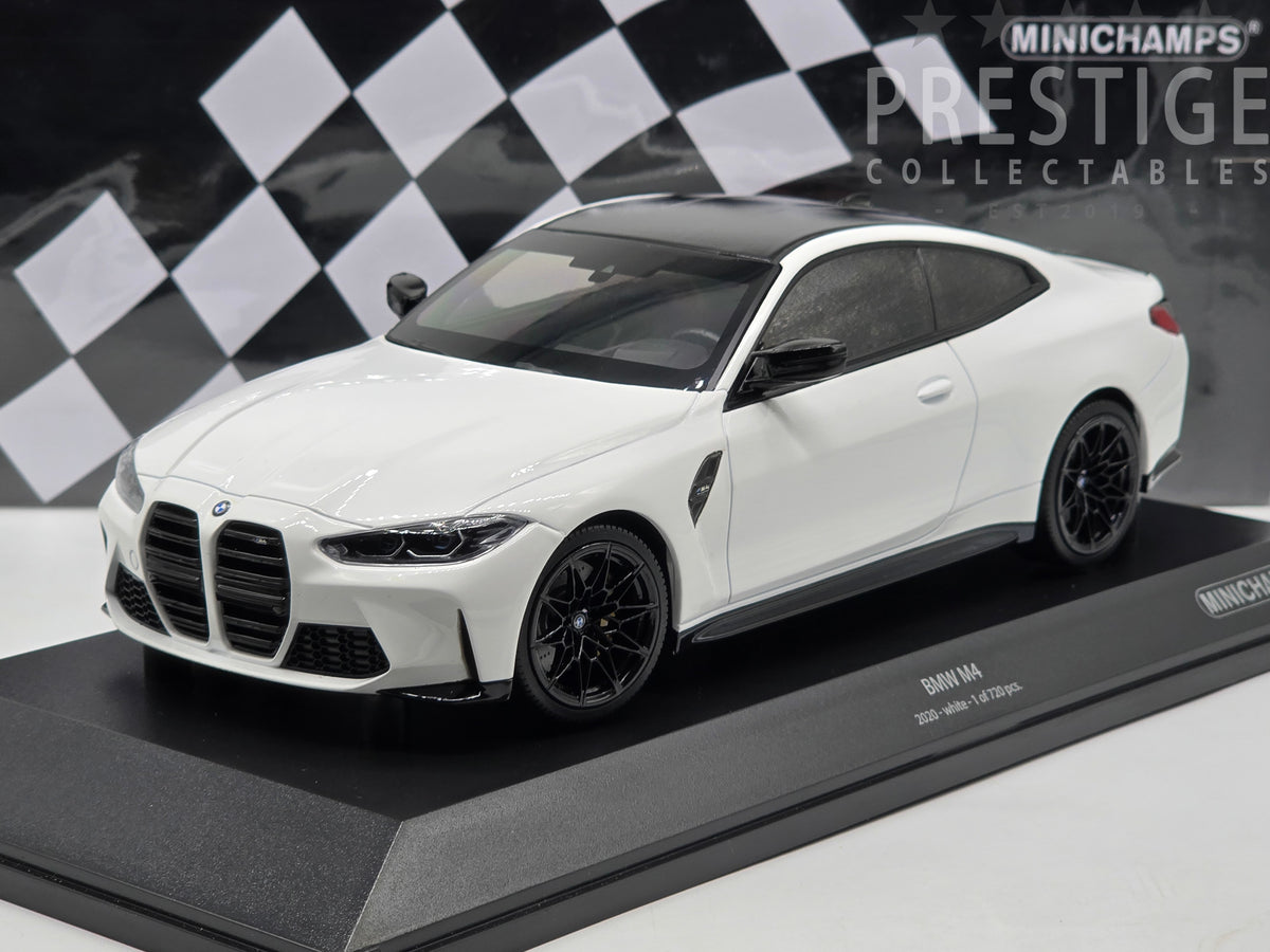 BMW M4 Competition Coupé 2020 Jaune Sao Paulo 1/18 Minichamps