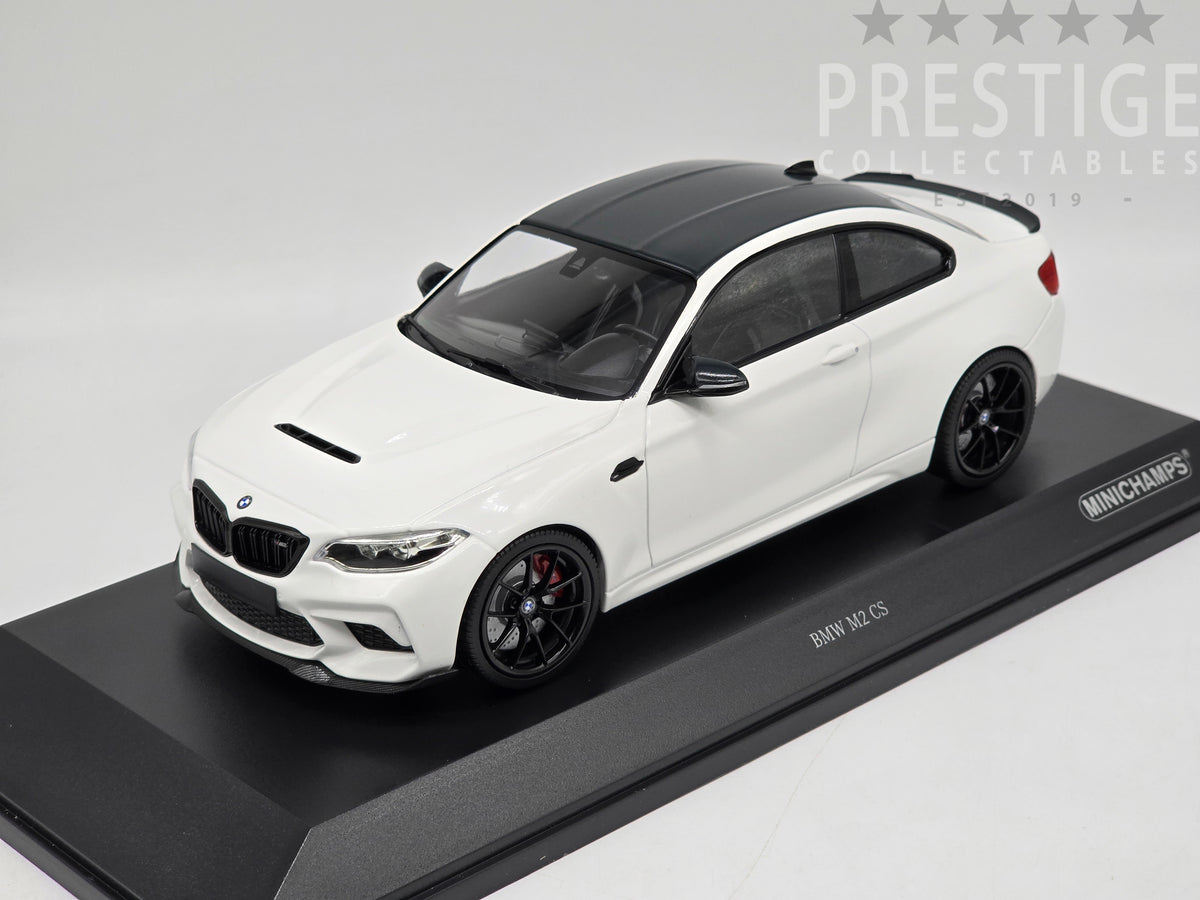 Minichamps 2020 BMW M2 CS (F87) Coupe White / Black 1:18 - New