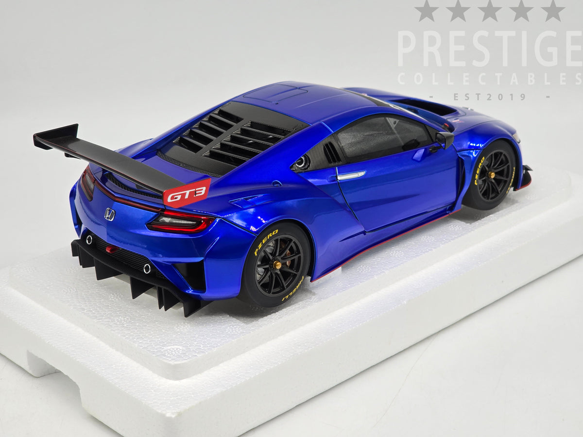 AUTOart 2018 Honda NSX GT3 Hyper Blue Plain Body 81896 1:18