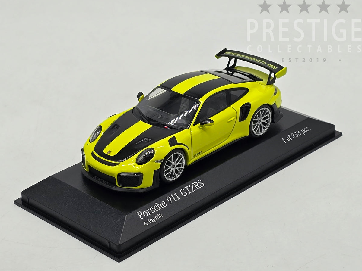 Minichamps 2018 Porsche 911 GT2 RS (991.2) Light Green w Silver