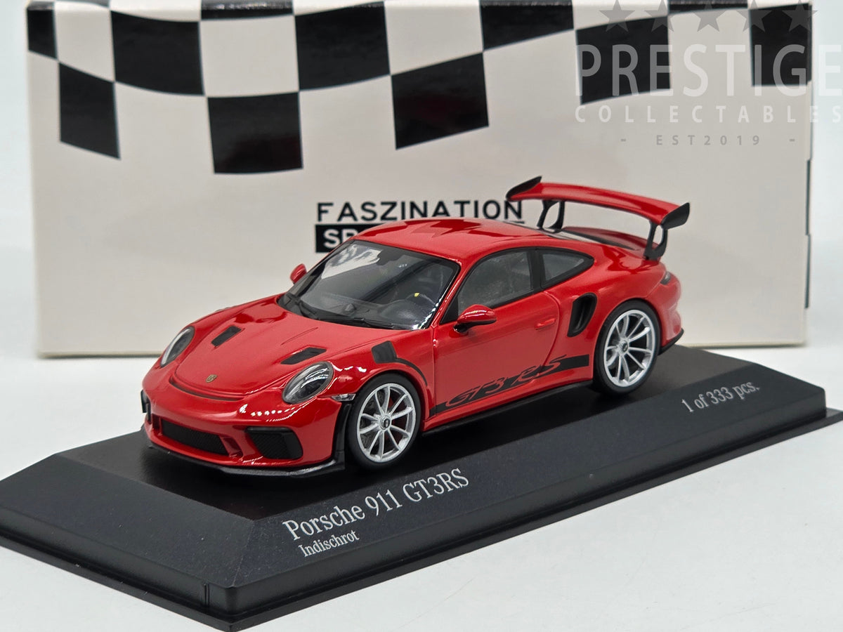 Minichamps 2018 Porsche 911 GT3 RS (991.2) Guards Red w Silver
