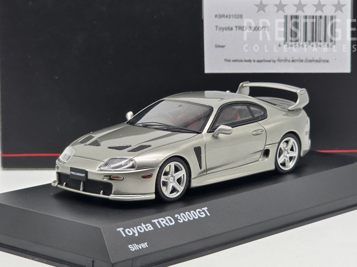 ミニカー 1/43 京商 トヨタ TRD 3000 GT スープラ シルバー モデルカー
