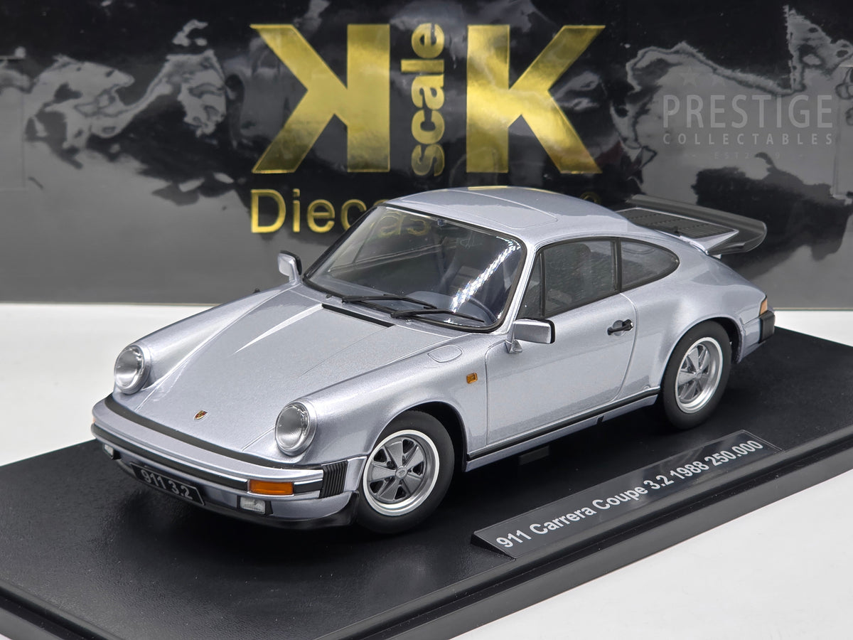Porsche 911 Carrera Coupè 3.2 1988 250000 -colore argento- 1:18 KK-Scale Nuovo Porsche 911 Carrera Coupè 3.2 1988 250000 -colore argento- 1:18 KK-Scale Nuovo