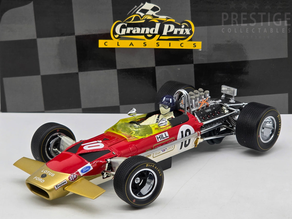 Exoto 1968 Lotus Ford Type 49B #10 Graham Hill U.S Grand Prix