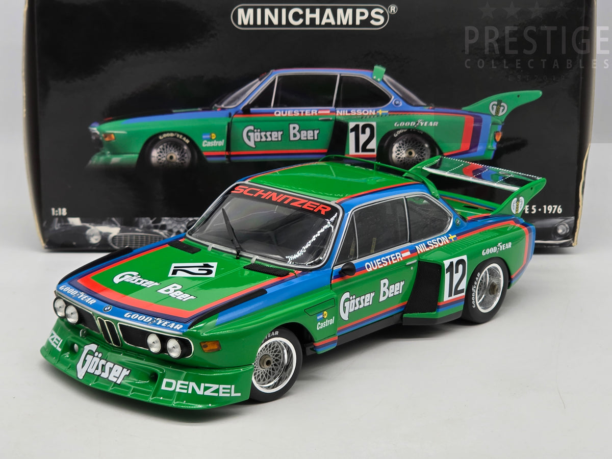 Minichamps 1976 BMW 3.5 CSL Group 5 6h Zeltweg Winner Gosser Beer