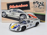 Exoto Motorbox 1968 Porsche 910 Team Martini 1000km Nurburgring #24 1:18 - READ / USED