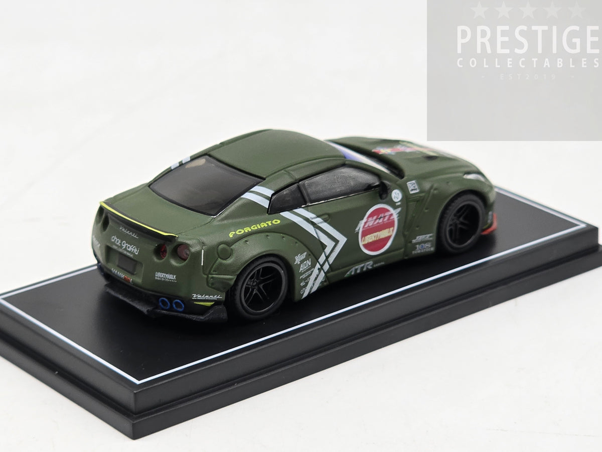 ミニカー LIBERTY WALK GT-R Zero Fighter Special MINI GT 1/64 Diecast - LB WORKS Nissan GT-R (R35) ZERO FIGHTER
