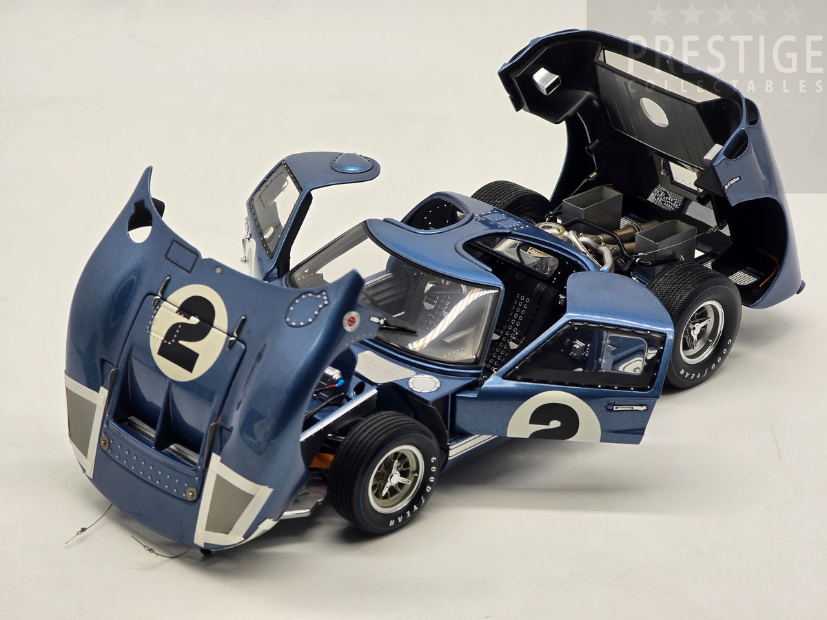 Exoto 1966 Ford GT40 MKII Sebring 12hr Gurney / Grant Shelby Blue