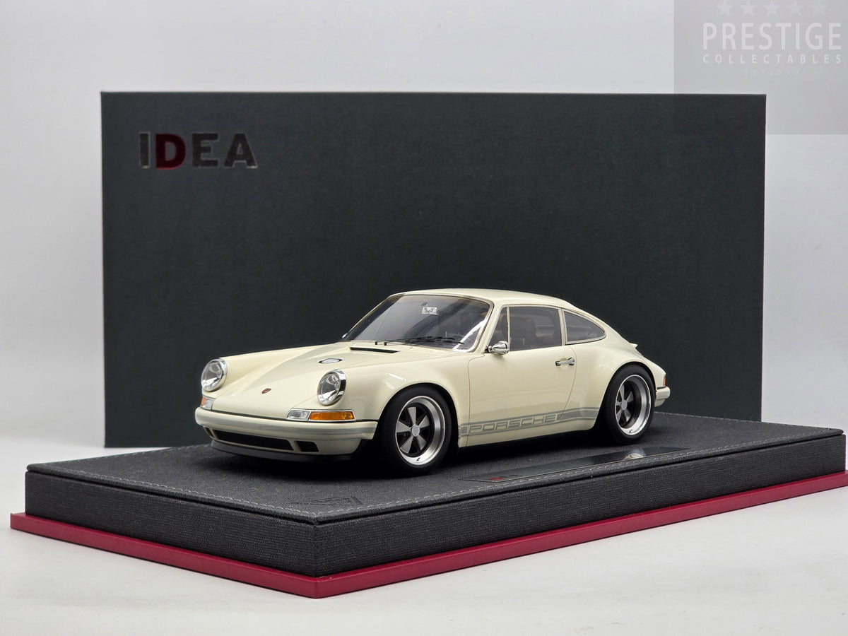 Make Up / IDEA Porsche Singer 911 (964) Coupe Ivory White 1:18