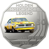 2018 50c Uncirculated Coin - High Octane 1970 Holden HT Monaro GTS 350 Norm Beechey