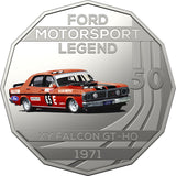 2018 50c Uncirculated Coin - High Octane 1971 Ford Falcon XY GT-HO Phase III Allan Moffat