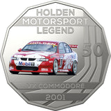 2018 50c Uncirculated Coin - High Octane 2001 Holden Commodore VX Mark Skaife
