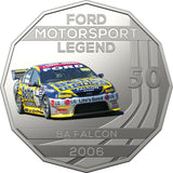 2018 50c Uncirculated Coin - High Octane 2006 Ford Falcon BA Craig Lowndes
