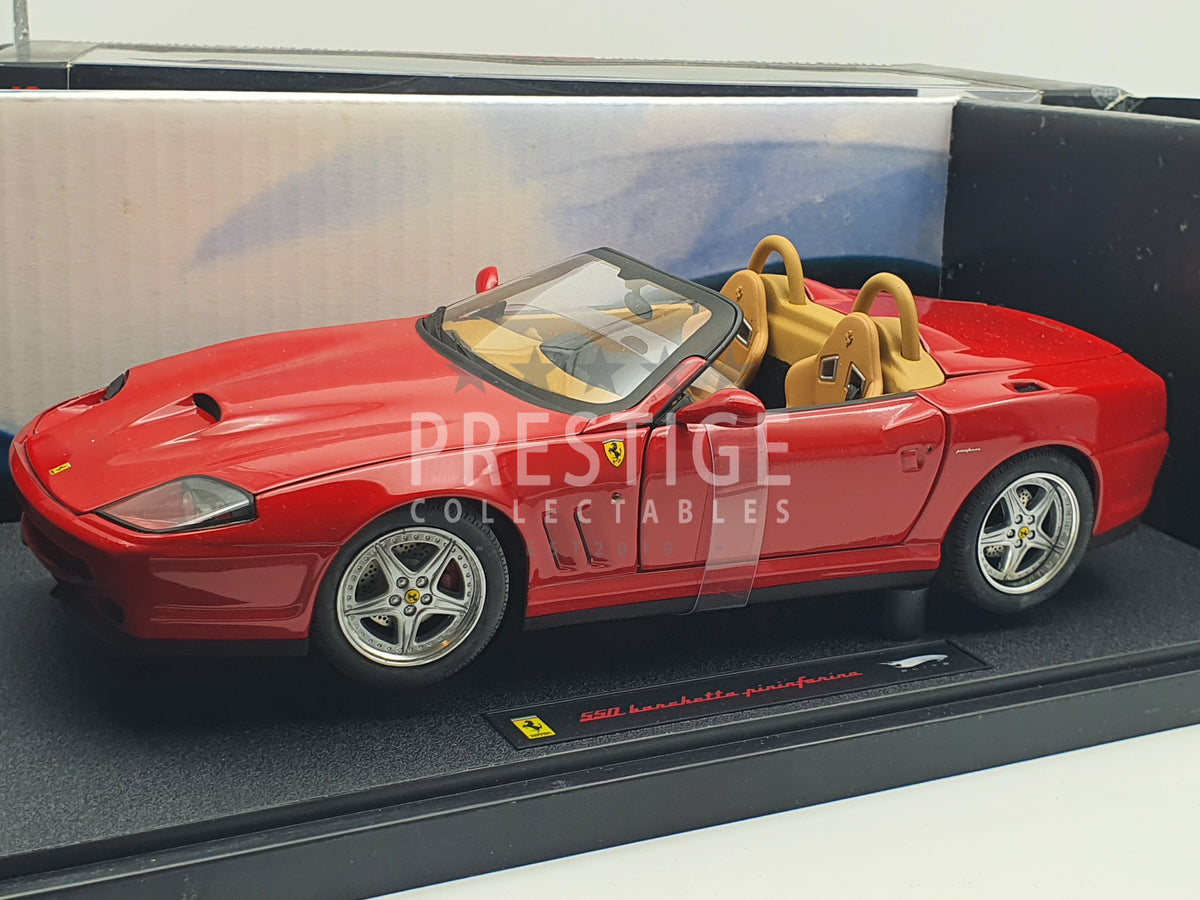 Hot Wheels Elite Ferrari 550 Barchetta Pininfarina 1:18 Scale