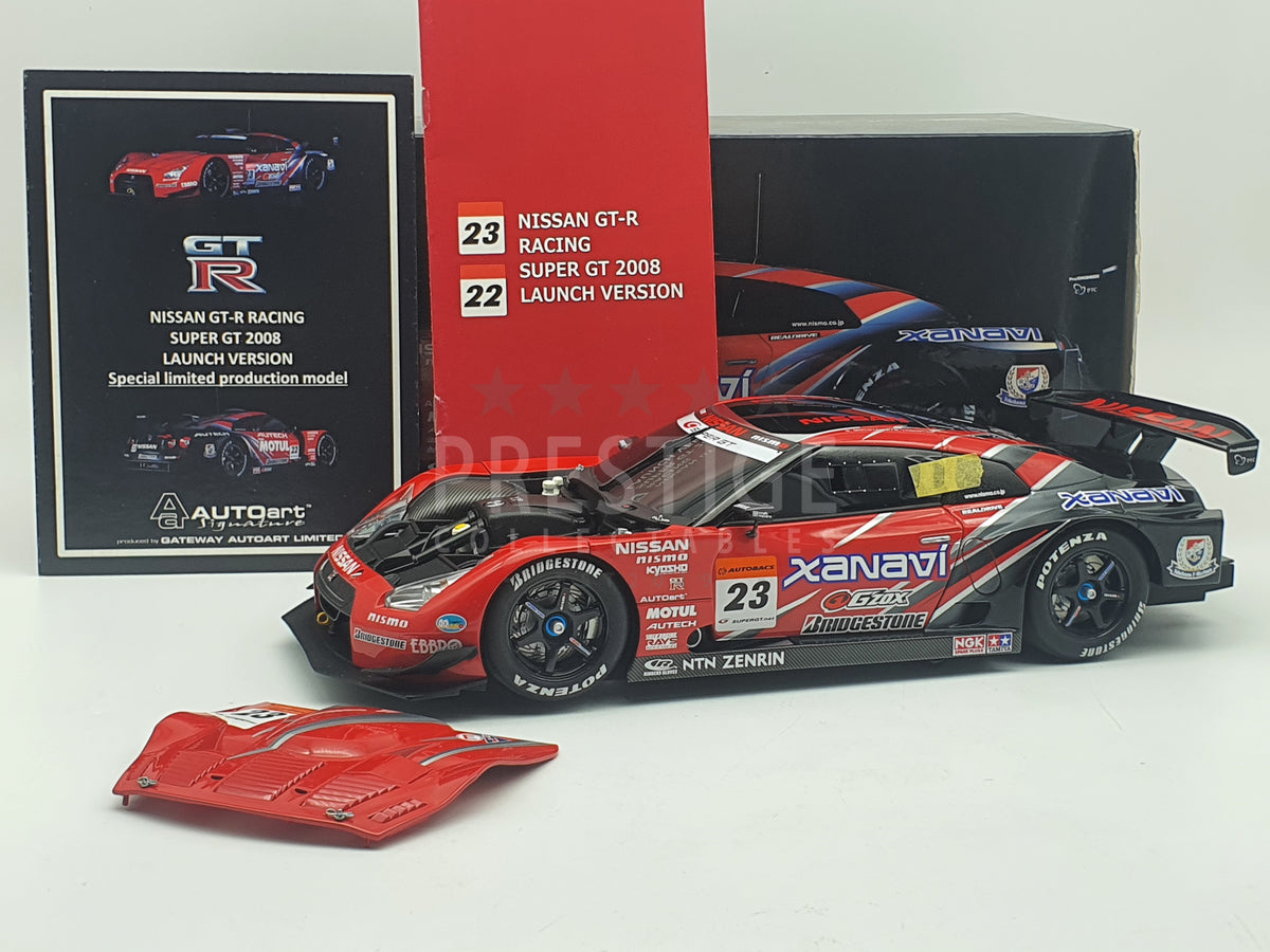Rare* AUTOart Signature 2008 Nissan GTR Racing Super GT Launch