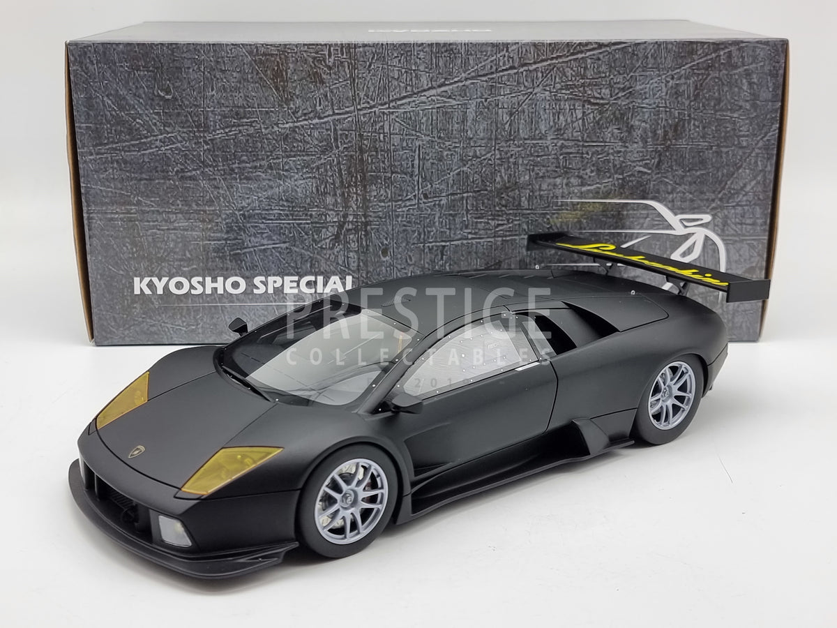 Kyosho Lamborghini Murcielago R-GT Matte Black 1:18 Scale 