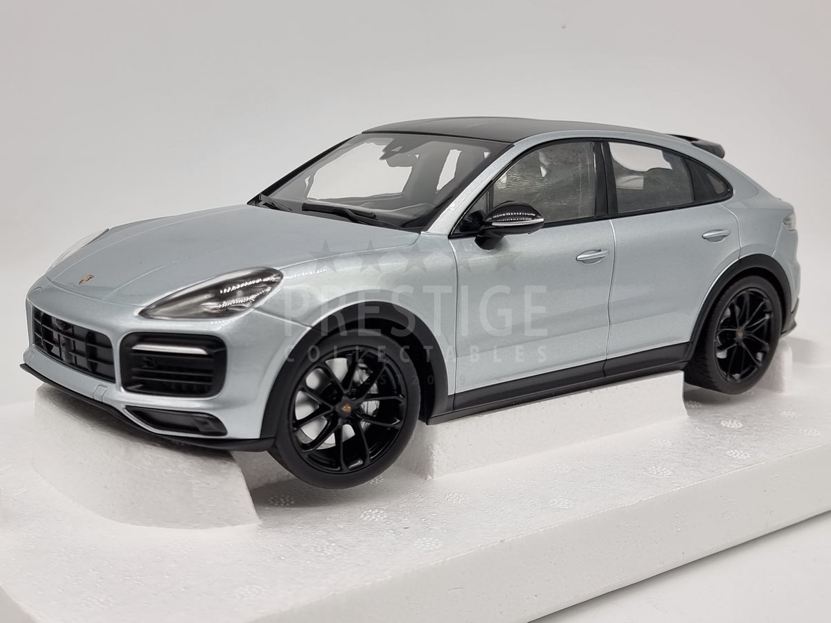 Norev Genuine 2019 Porsche Cayenne S Coupe Dolomite Silver 1:18 Scale - New