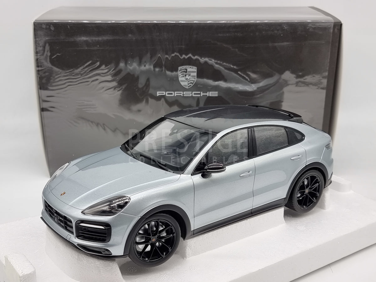 Norev Genuine 2019 Porsche Cayenne S Coupe Dolomite Silver 1:18 Scale - New