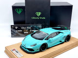 Genuine Liberty Walk LB Works Lamborghini Huracan Teal Blue 3/40 1:18 Scale - New