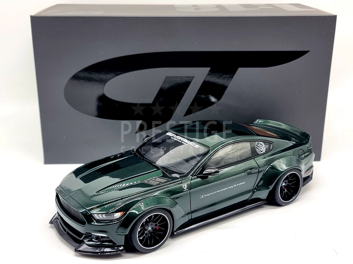 GT Spirit Ford Mustang Widebody LB Works Dark Green 1:18 Scale