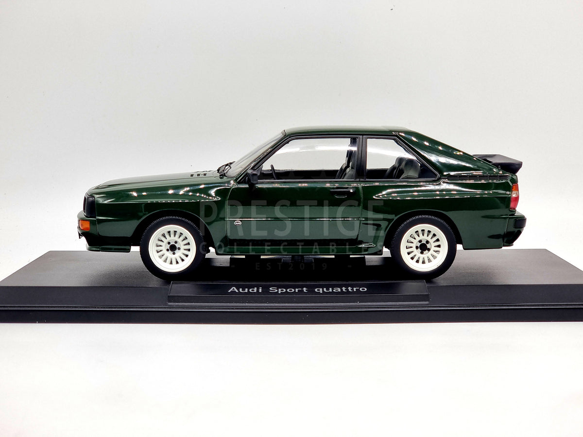 Norev 1985 Audi Sport Quattro Coupe Dark Green 1:18 Scale - New