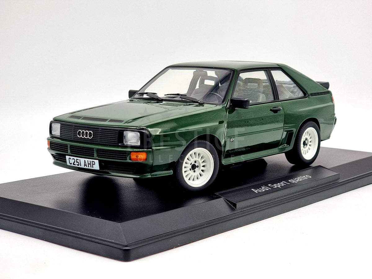 Norev 1985 Audi Sport Quattro Coupe Dark Green 1:18 Scale - New