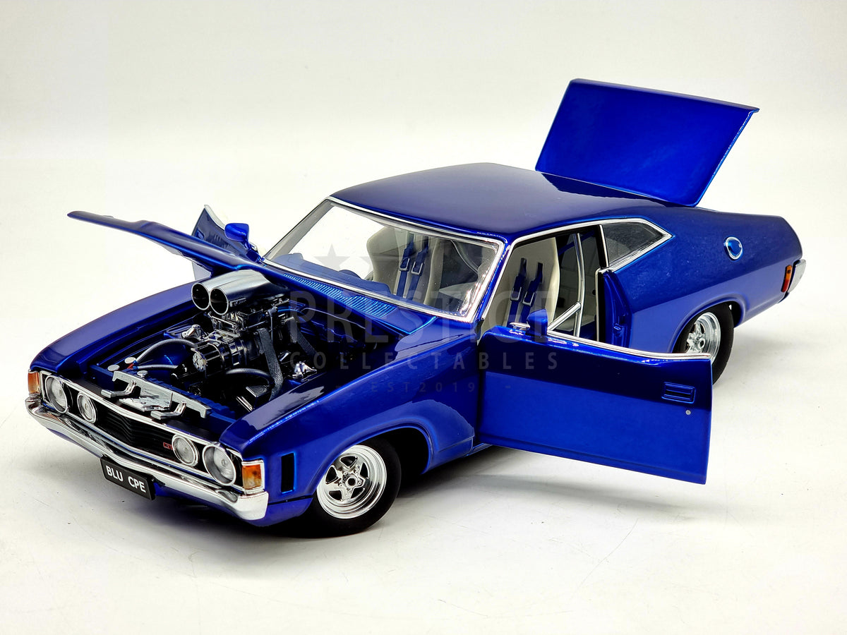 ミニカー 1:18 XA FALCON GT HARDTOP AUTOart Ford XA GT Falcon Blown Hardtop Coupe Candy Blue Street 1