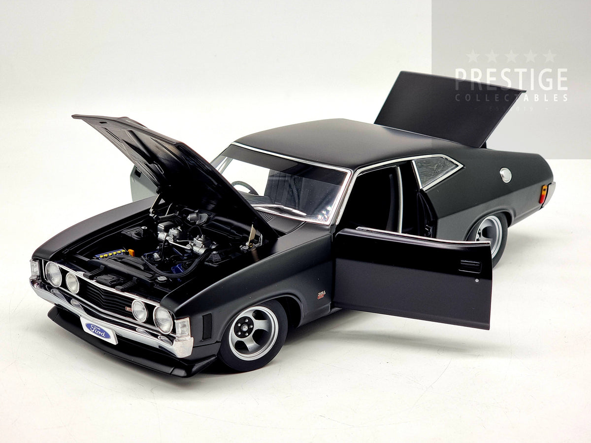 AUTOart Ford XA GT Falcon Hardtop Coupe 351 Matte Black RARE 1:18
