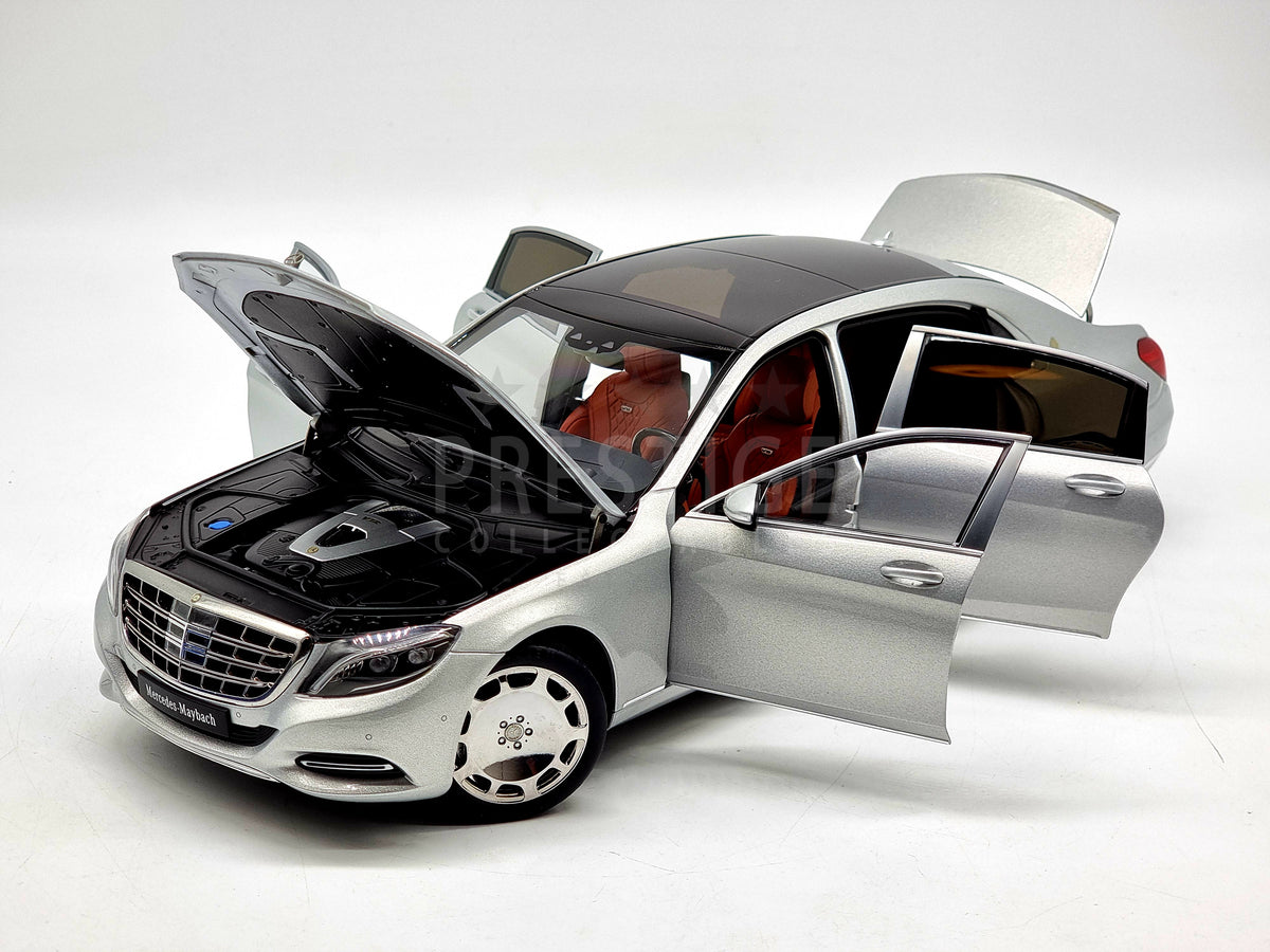 AUTOart Mercedes Benz Maybach S-Class S600 Silver 76292 1:18 Scale