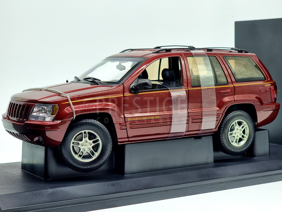 AUTOart NOS 1999 Jeep Grand Cherokee Sienna Pearl Red 74013 1:18