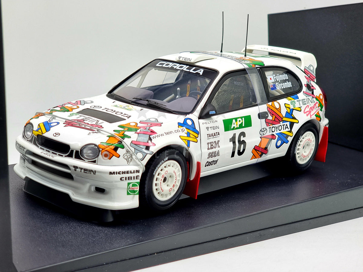 AUTOart 1998 Toyota Corolla WRC Australia Fujimoto #16 80028 1:18