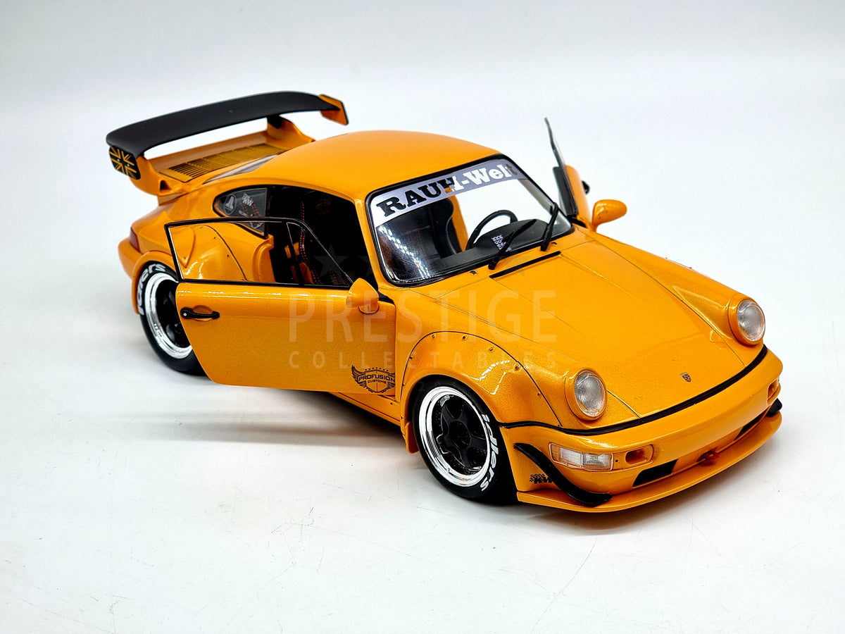 Solido RWB930 1/18 イエロー 1/18 Ignition Model Porsche 911 RWB 930 (Yellow) Car Model