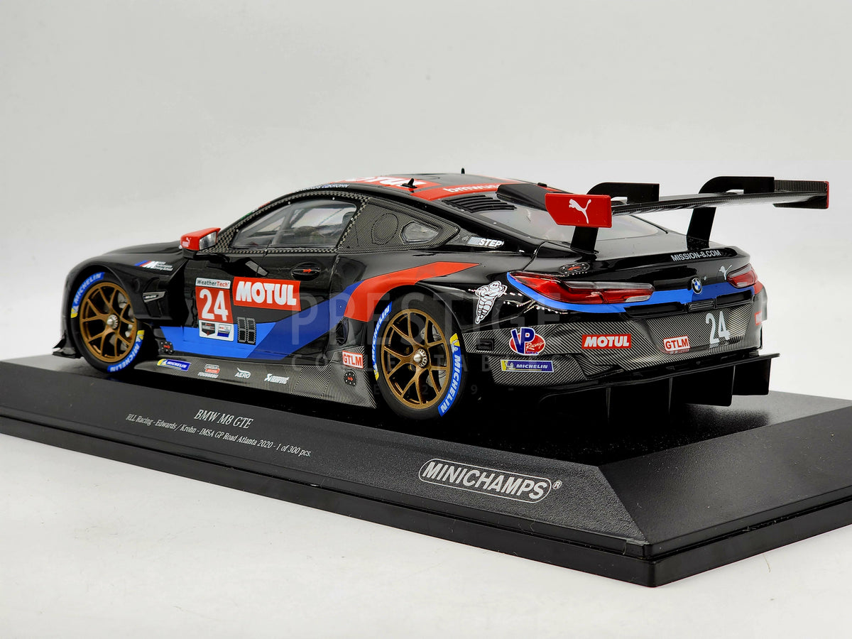 Minichamps 2020 BMW M8 GTE No.24, IMSA GP Road Atlanta RLL Racing 1:18 - New