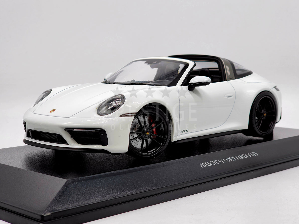 Minichamps 2021 Porsche 911 (992) Targa 4 GTS White 1:18 Scale - New