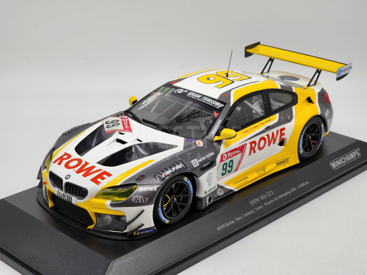 Minichamps 1/18 outlet Limited Edition BMW M6 GT3 #99 ROWE Racing Diecast Model - 2020