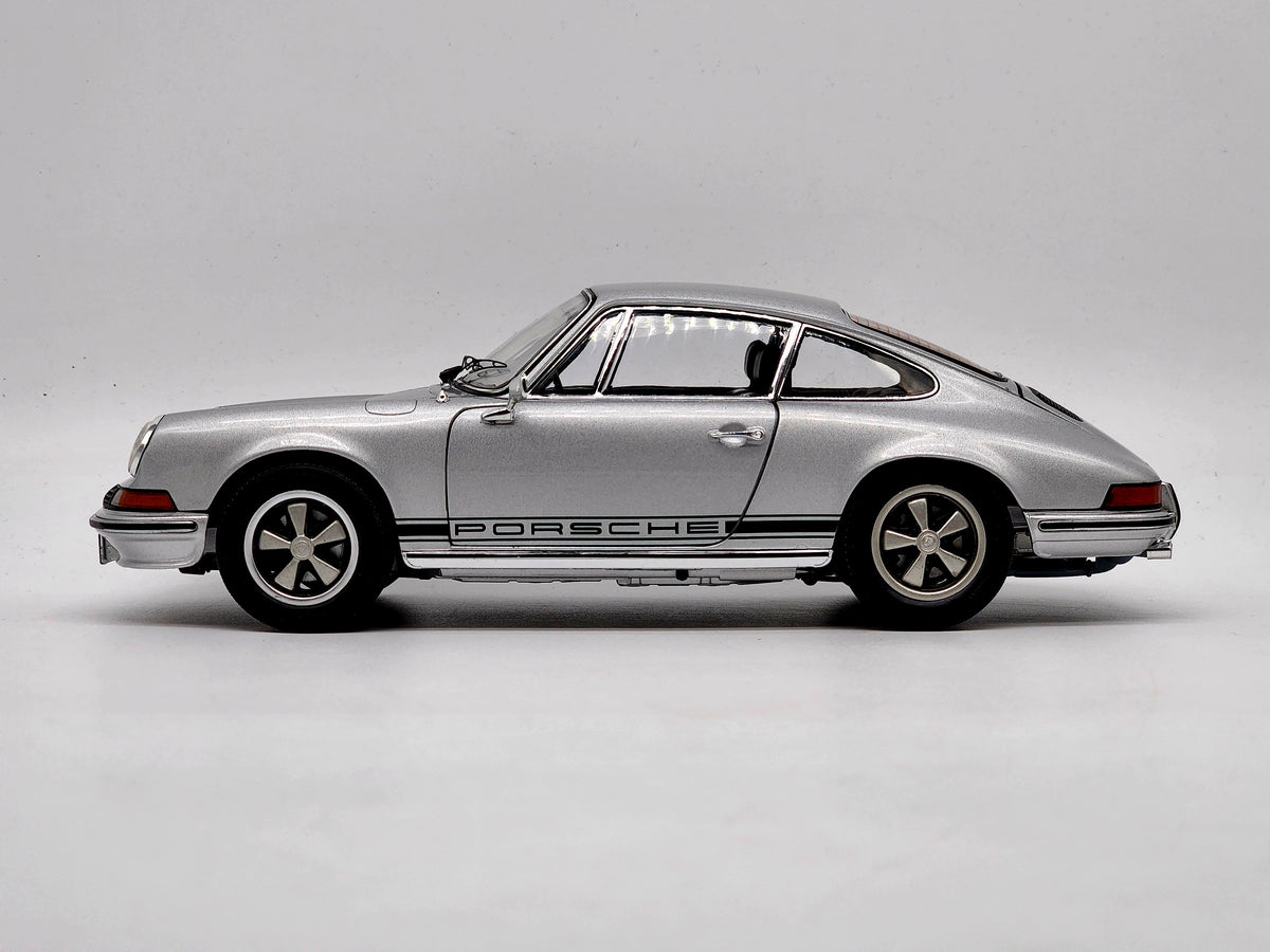 Schuco 1973 Porsche 911 S Coupe Silver 1:18 Scale - New –  PrestigeCollectables