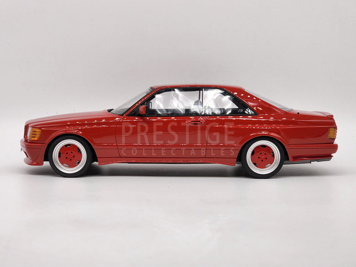 Ottomobile 1986 Mercedes Benz AMG 560SEC W126 Widebody Red 1:18