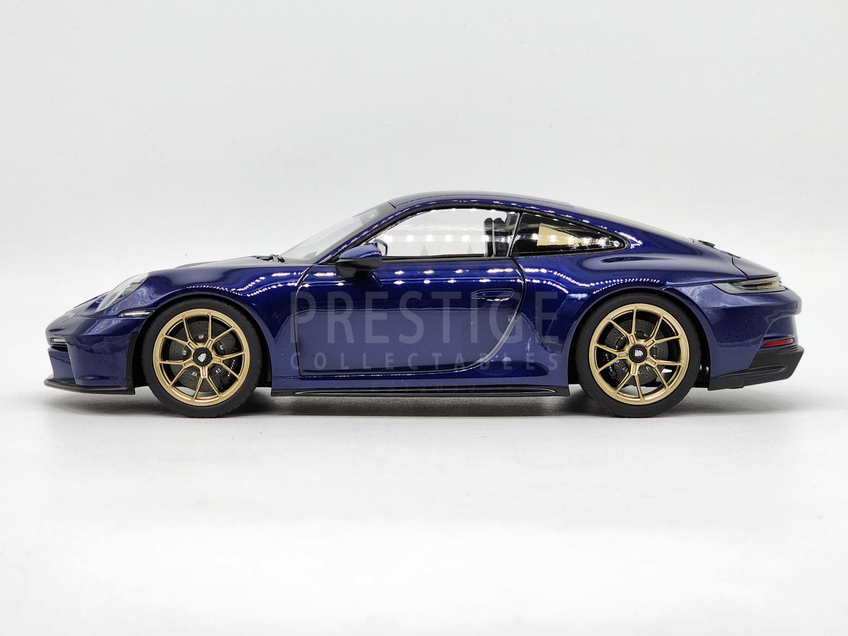 Norev 2021 Porsche 911 Gt3 Touring Coupe 992 Metallic Blue 187302 1:18 