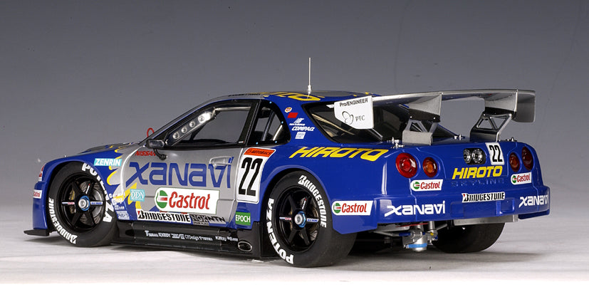 AUTOart 2001 Nissan Skyline R34 GTR JGTC Team Nismo Xanavi