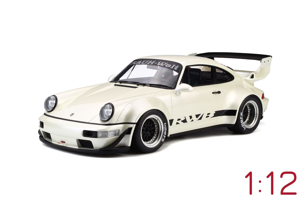 GT Spirit Porsche RAUH - WELT RWB White 1:12 Scale Model Car 