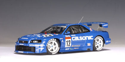 AUTOart 2001 Nissan Skyline GTR R34 JGTC #12 Calsonic Livery
