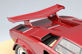 Make Up / IDEA 1985 Lamborghini Countach LP5000 QV w Rear Wing Metallic Red 1:18 - New