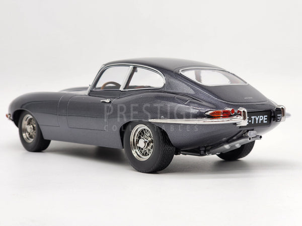 KK-Scale 1961 Jaguar E-Type Series 1 LHD Coupe Grey Metallic 1:18