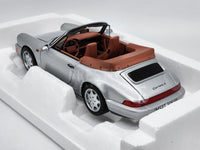 Norev 1990 Porsche 911 (964) Carrera 2 Convertible Silver OPENS 1:18 - New