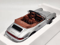 Norev 1990 Porsche 911 (964) Carrera 2 Convertible Silver OPENS 1:18 - New